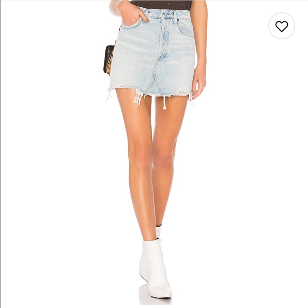 NWT AGOLDE denim skirt-still on shopping websites!